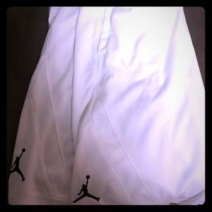 Men’s white Jordan shorts